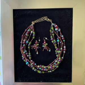 Chicos necklace and earrings set